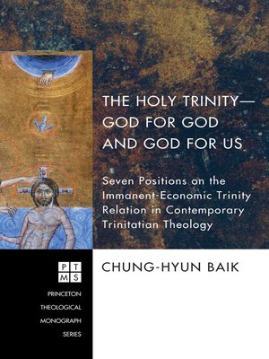 cover image of The Holy Trinity—God for God and God for Us
